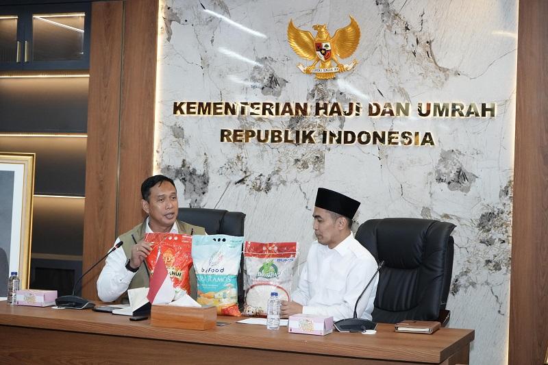 Konsumsi 205 Ribu Jamaah Haji 2026, Disiapkan Beras Premium Lokal