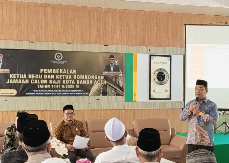 Petugas Haji Mulai dari Ketua Kloter, Regu dan Rombongan Dapatkan Pembekalan di Banda Aceh