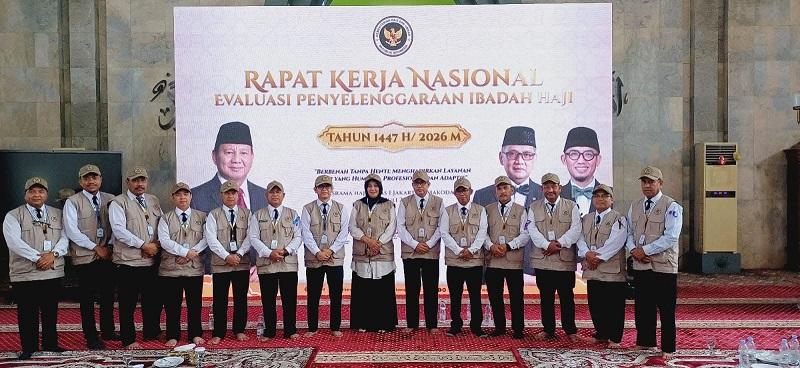 Rakernas Kemenhaj RI Evaluasi Penyenggaraan Haji, Kakanwil Riau Defizon: Momentum Peningkatan Layanan Haji