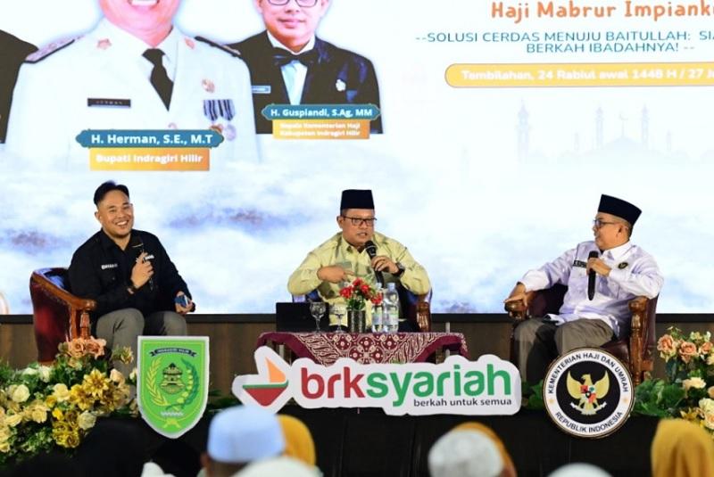 BRK Syariah, Pemkab Inhil dan Kemenhaj Inhil Dorong Literasi Keuangan Haji dengan Coaching Clinic
