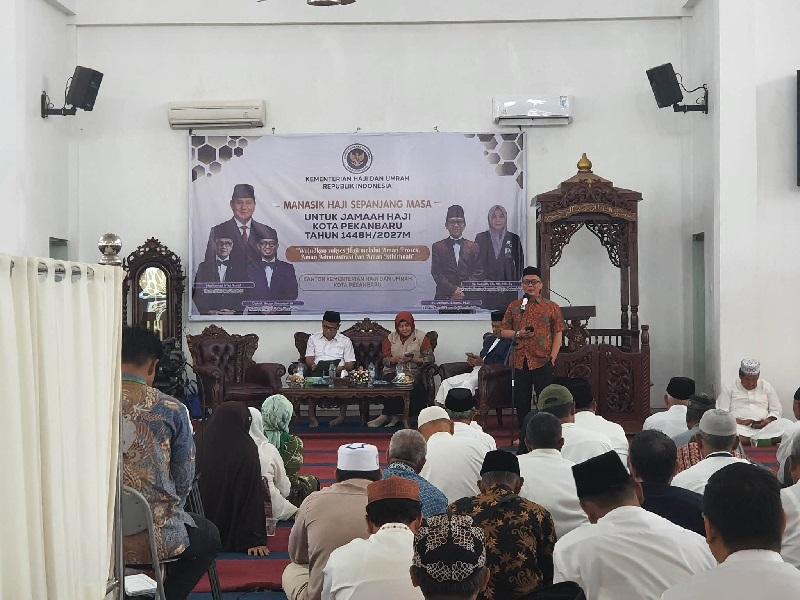 Gelar Acara Manasik Sepanjang Hayat, Kemenhaj Pekanbaru Mulai Bersiap untuk Haji 2027