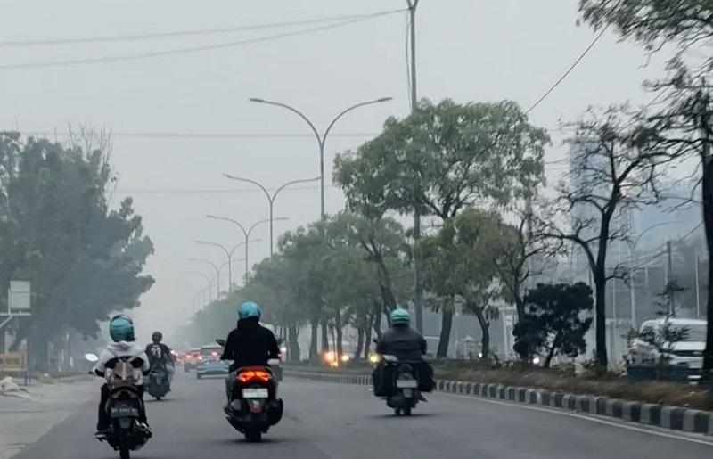 Sepanjang Hari Ini Kualitas Udara Pekanbaru Sangat Tidak Sehat