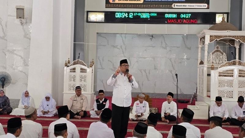 Manasik Akbar di Makasar, Dirjen Pelayanan Haji Tekankan Kesiapan Jemaah Hingga Pascahaji