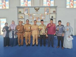 Kemenhaj Temui Bupati Bistamam, Biaya Keberangkatan ke Embarkasi Ditanggung Pemkab Rohil