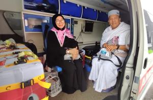 Sempat Tertunda Akibat Sakit, Akhirnya 2 Jemaah Asal Riau Bisa Diberangkatkan Menuju Jeddah