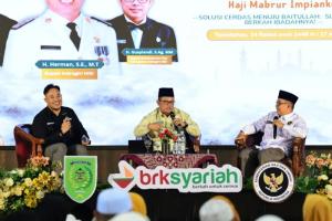 BRK Syariah, Pemkab Inhil dan Kemenhaj Inhil Dorong Literasi Keuangan Haji dengan Coaching Clinic