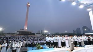Teguhkan Semangat Nasionalisme Perhajian, Kemenhaj Ikut Serta Doa dan Zikir Kebangsaan HUT ke-81 RI
